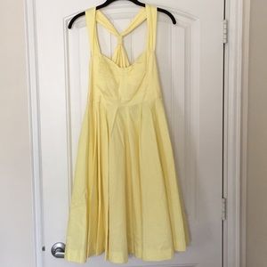 New French Connection Yellow Dress Size 6